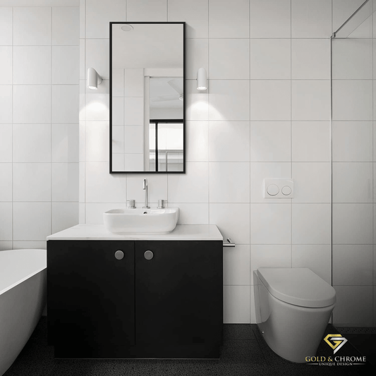 Spiegel im rechteckigen Rahmen LOFT – Minimalismus in eleganter Form 