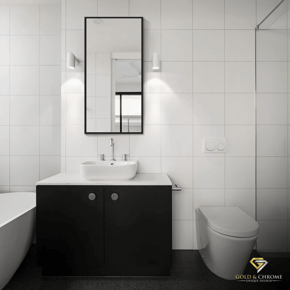 Lustra w ramie prostokątnej LOFT – Minimalizm w eleganckiej formie - AD-INNOVATION