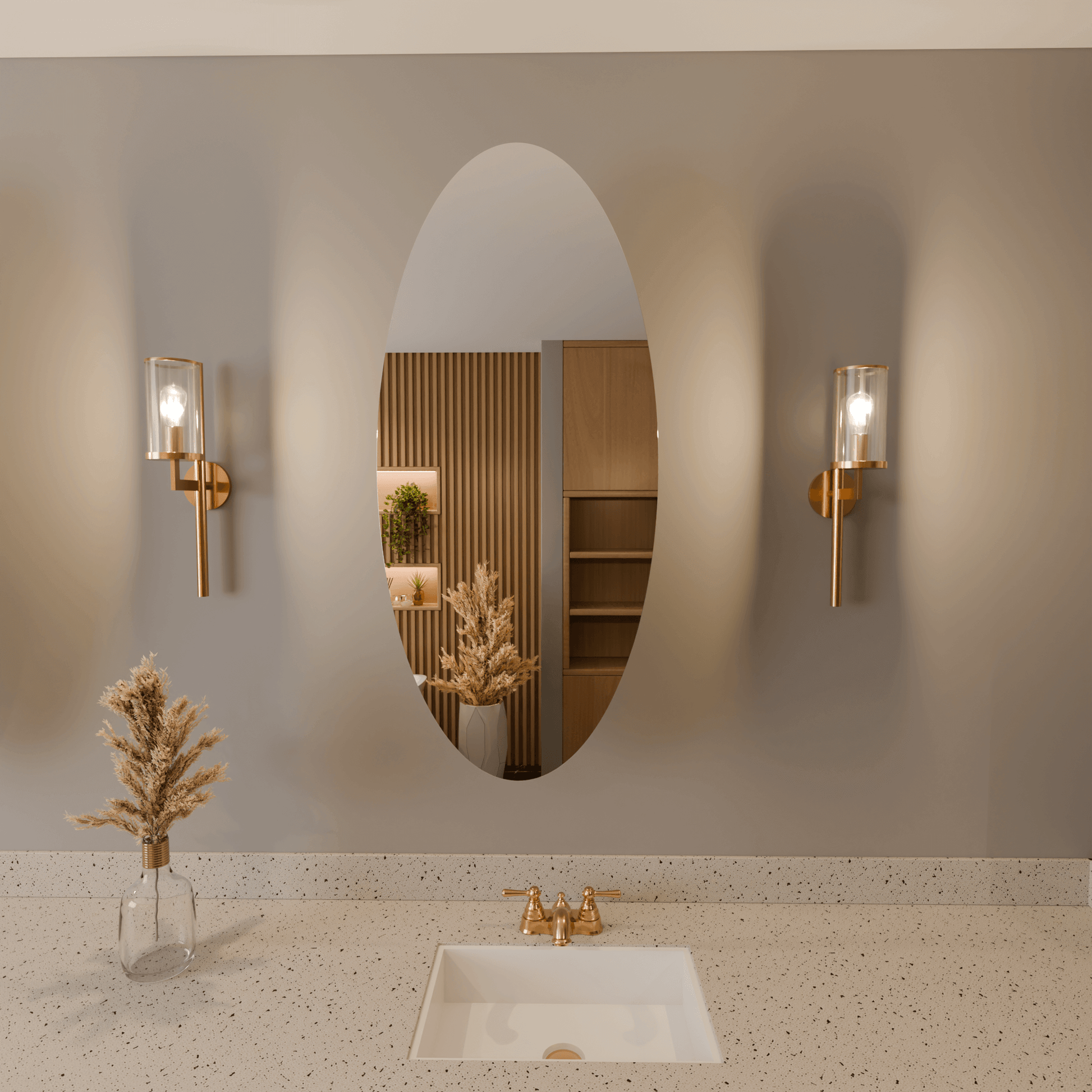 Lustro Ścienne Elipsa CLASSIC - AD-INNOVATION