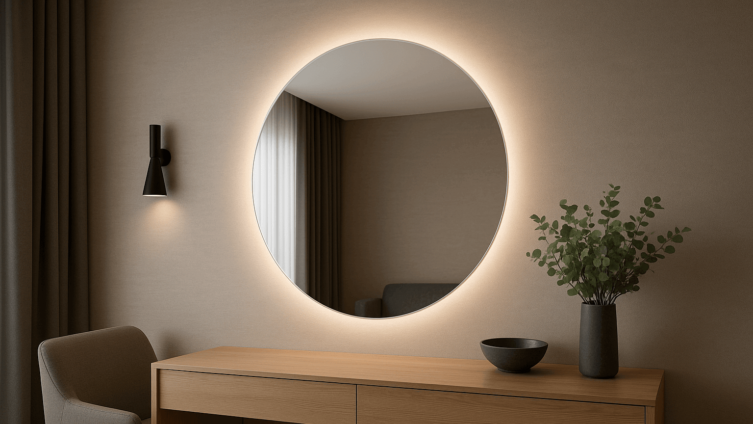 Lustro Podświetlane Okrągłe LED - AD-INNOVATION