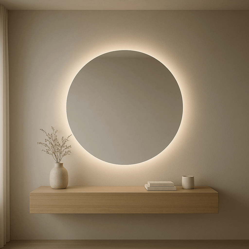 Runder Spiegel mit LED-Beleuchtung – AD-INNOVATION