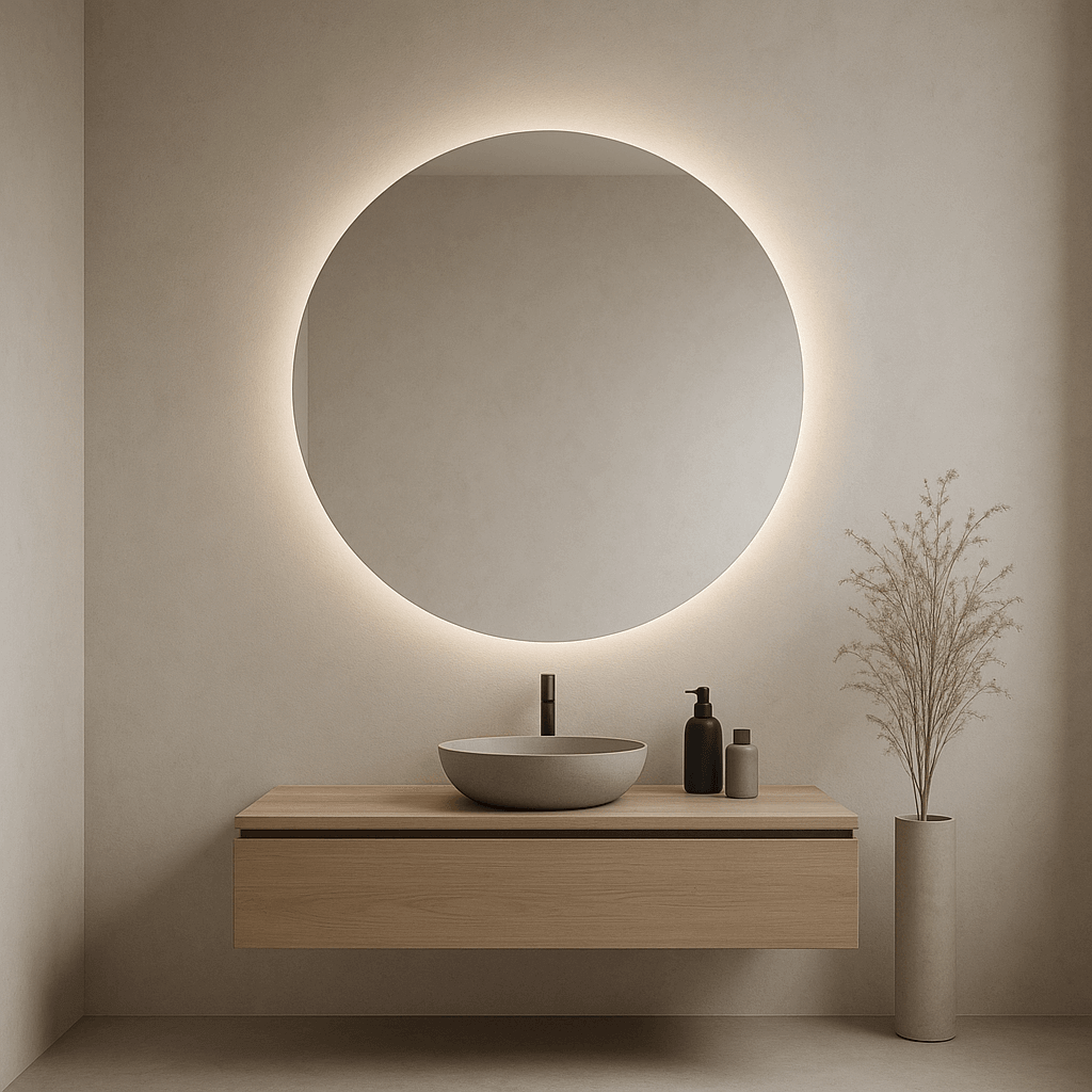 Runder Spiegel mit LED-Beleuchtung – AD-INNOVATION