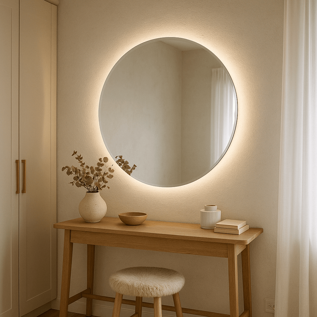 Runder Spiegel mit LED-Beleuchtung – AD-INNOVATION