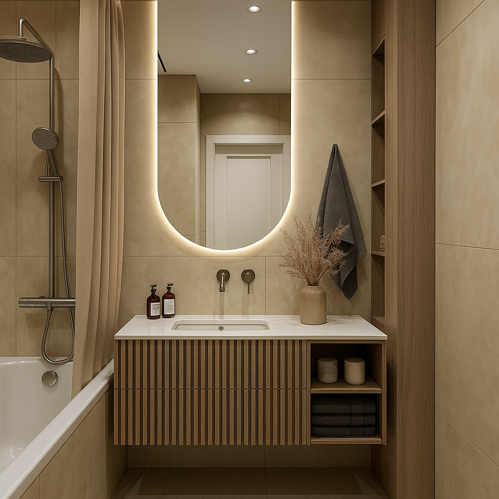 Lustro LED Półowalne CLASSIC