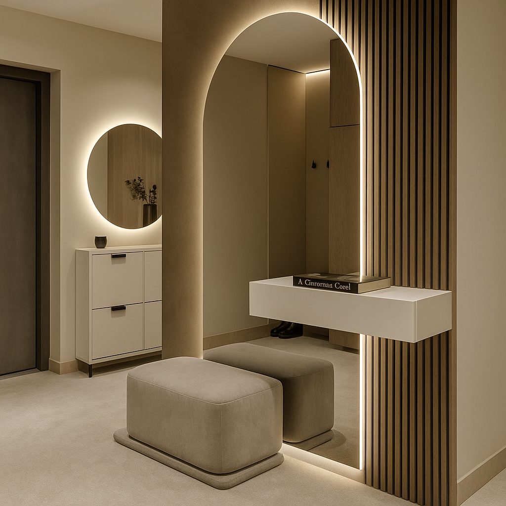 Lustro LED Półowalne CLASSIC