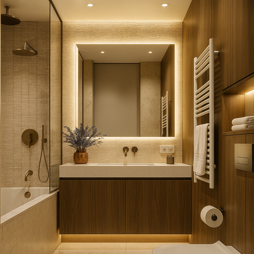 CLASSIC Quadratischer Wandspiegel