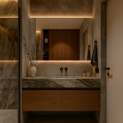 CLASSIC Quadratischer Wandspiegel