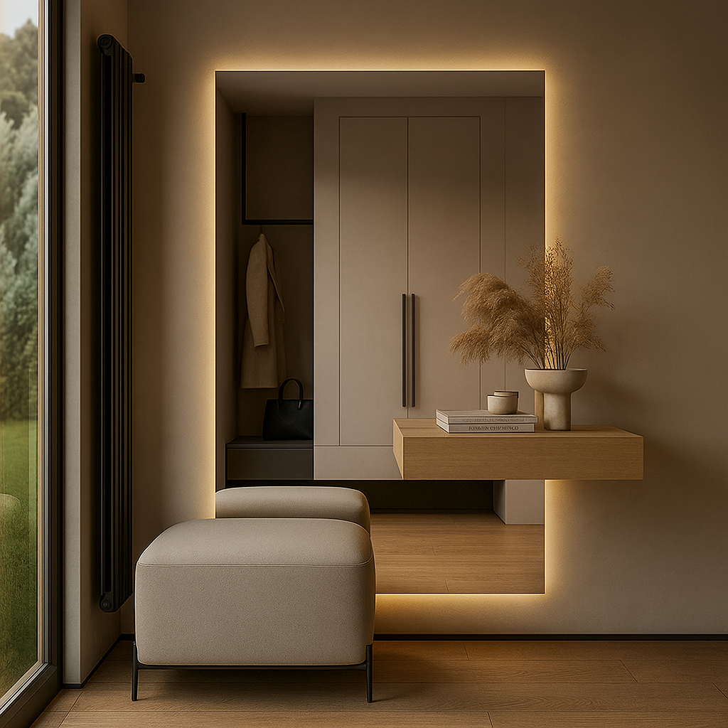 CLASSIC Quadratischer Wandspiegel