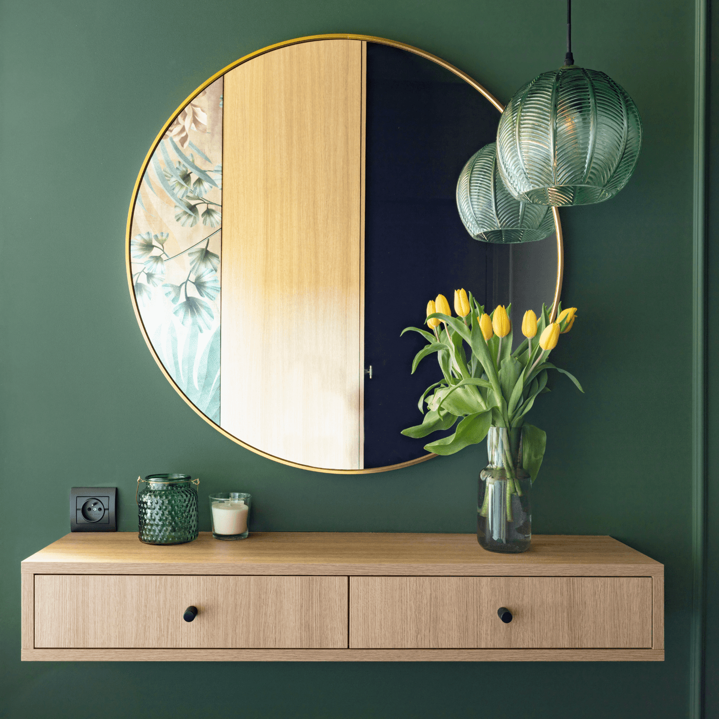 Lustro Ścienne Okrągłe SLIM - AD-INNOVATION