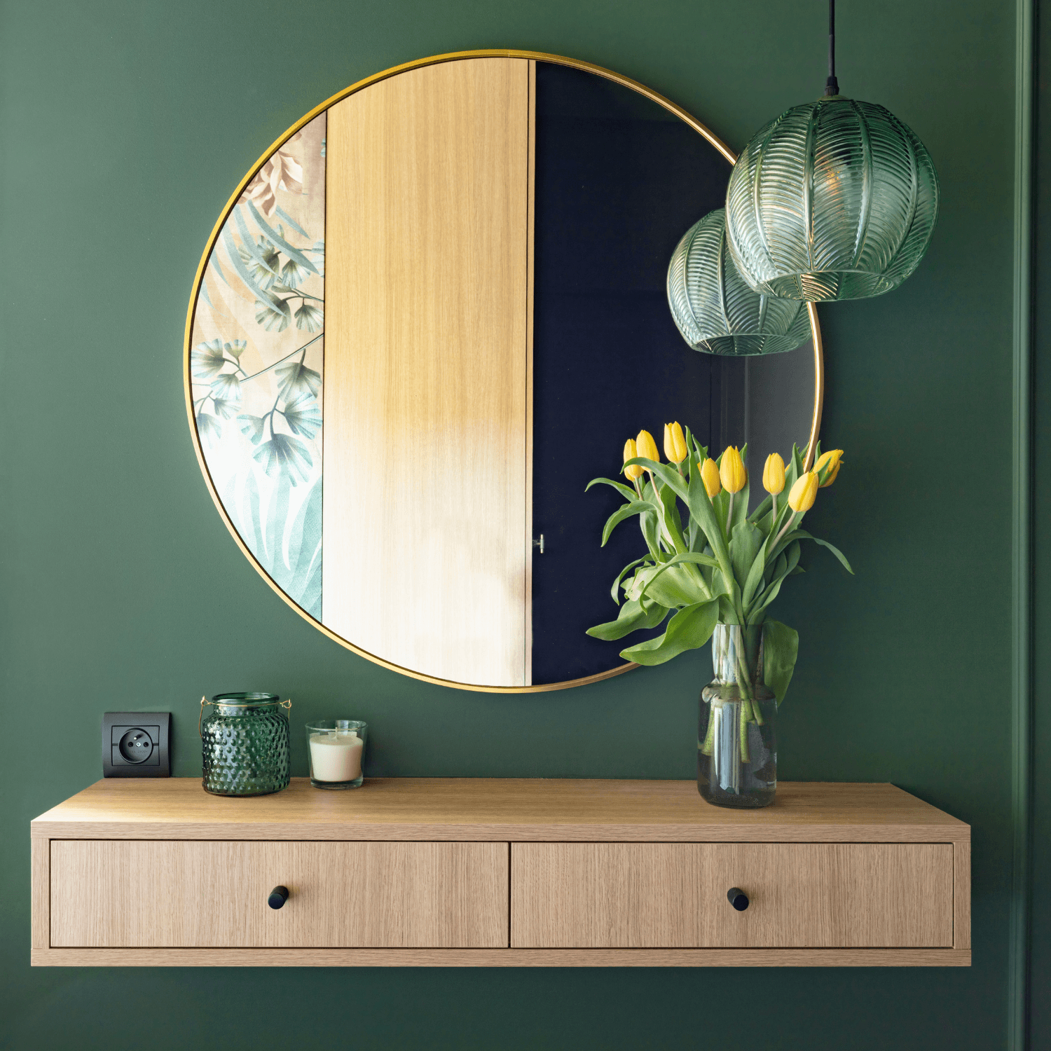 Lustro Ścienne Okrągłe SLIM - AD-INNOVATION