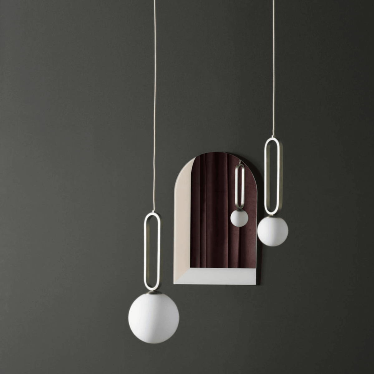 Bogenförmiger Wandspiegel CLASSIC – AD-INNOVATION