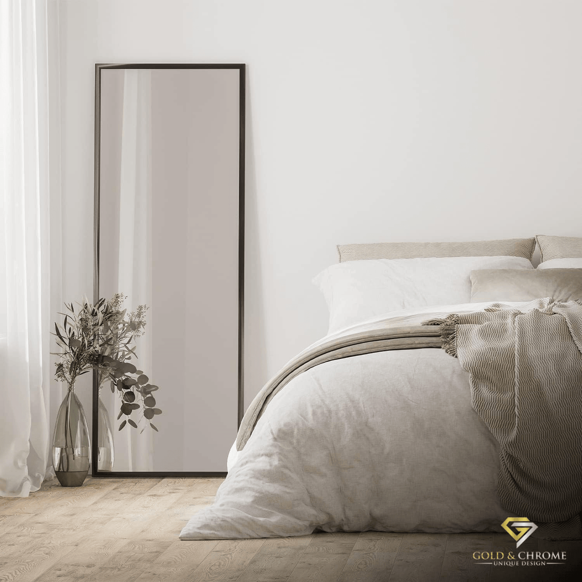 Rechteckiger Wandspiegel SLIM – AD-INNOVATION