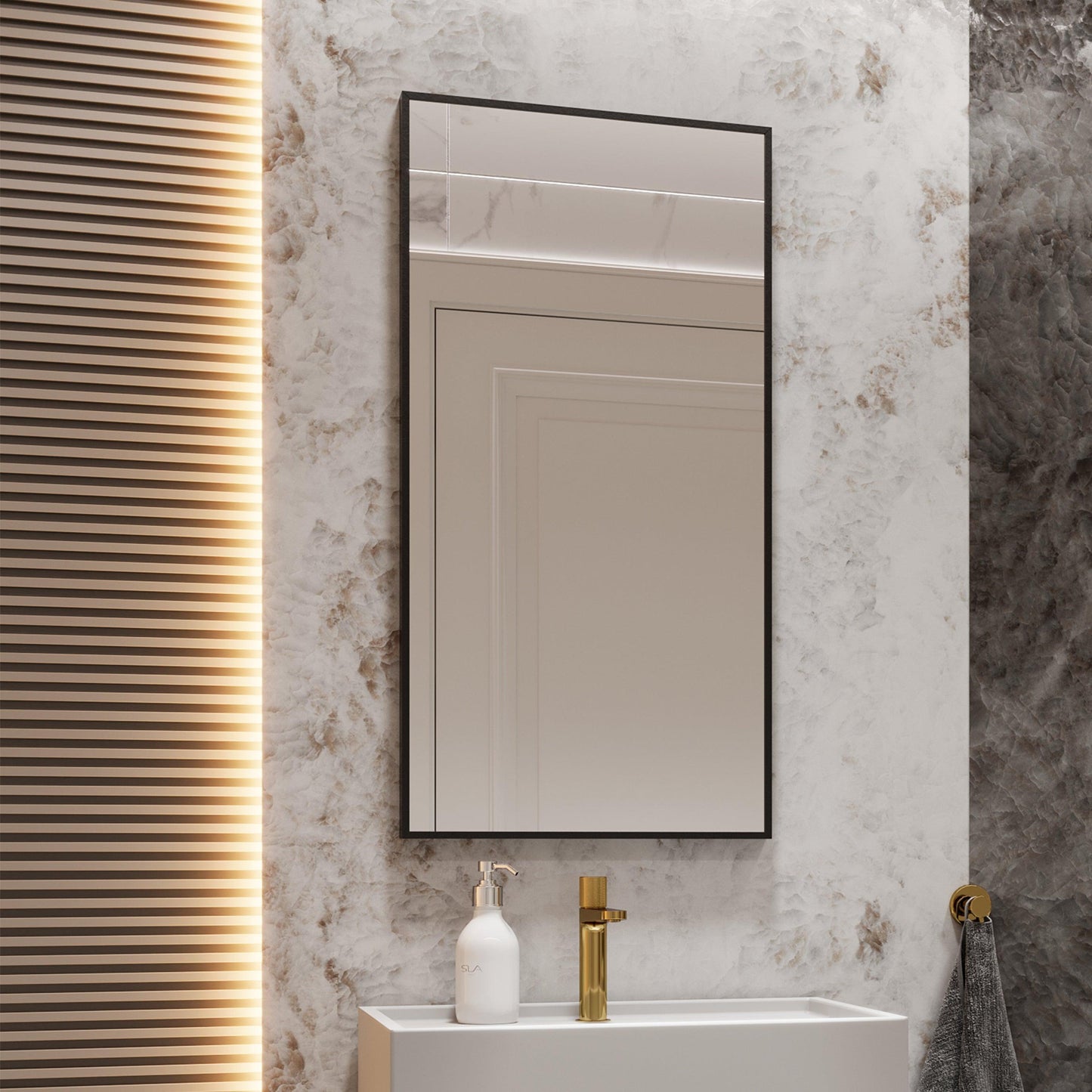 Lustro Ścienne Prostokątne SLIM - AD-INNOVATION