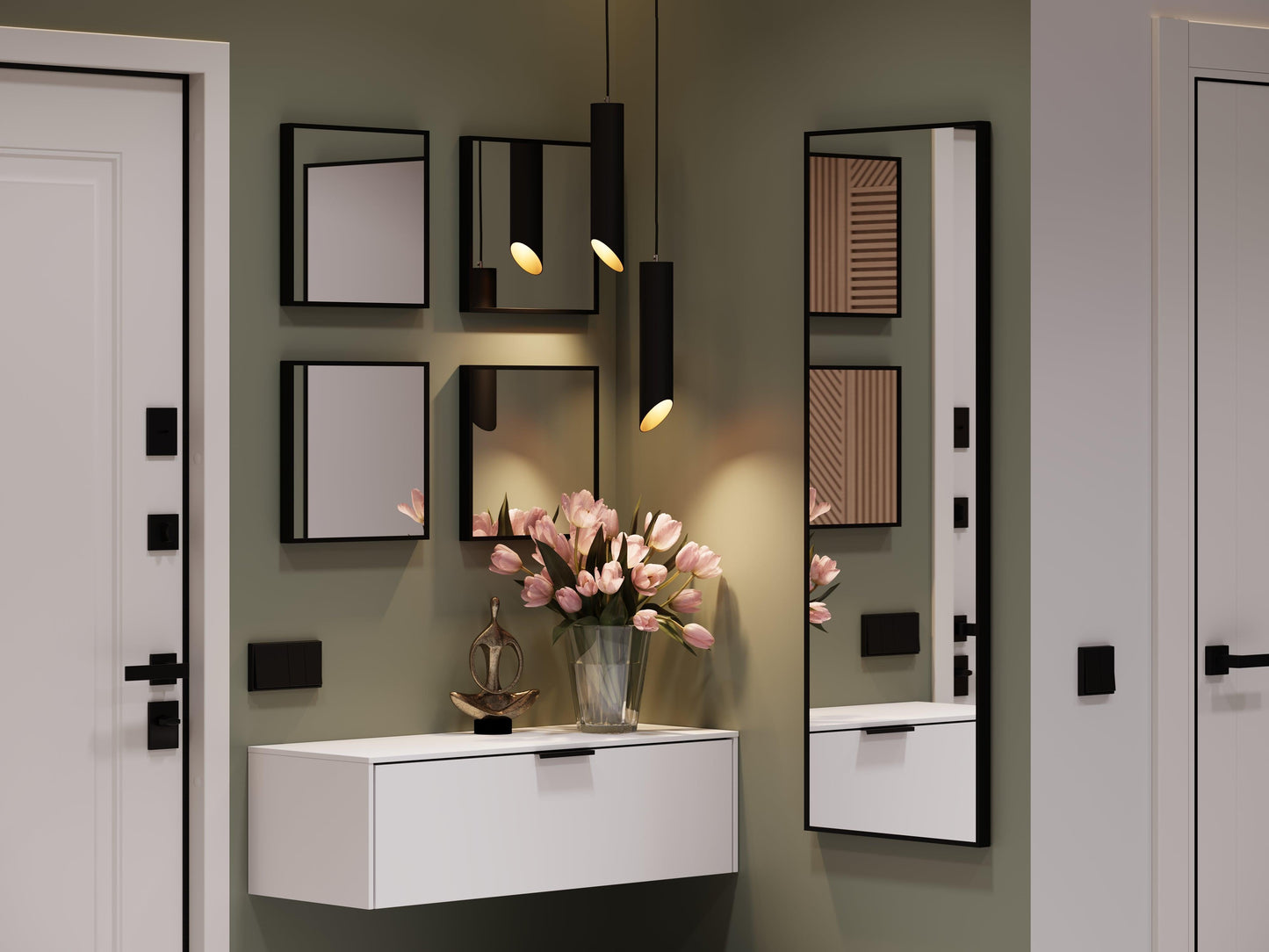 Lustro Ścienne Prostokątne SLIM - AD-INNOVATION