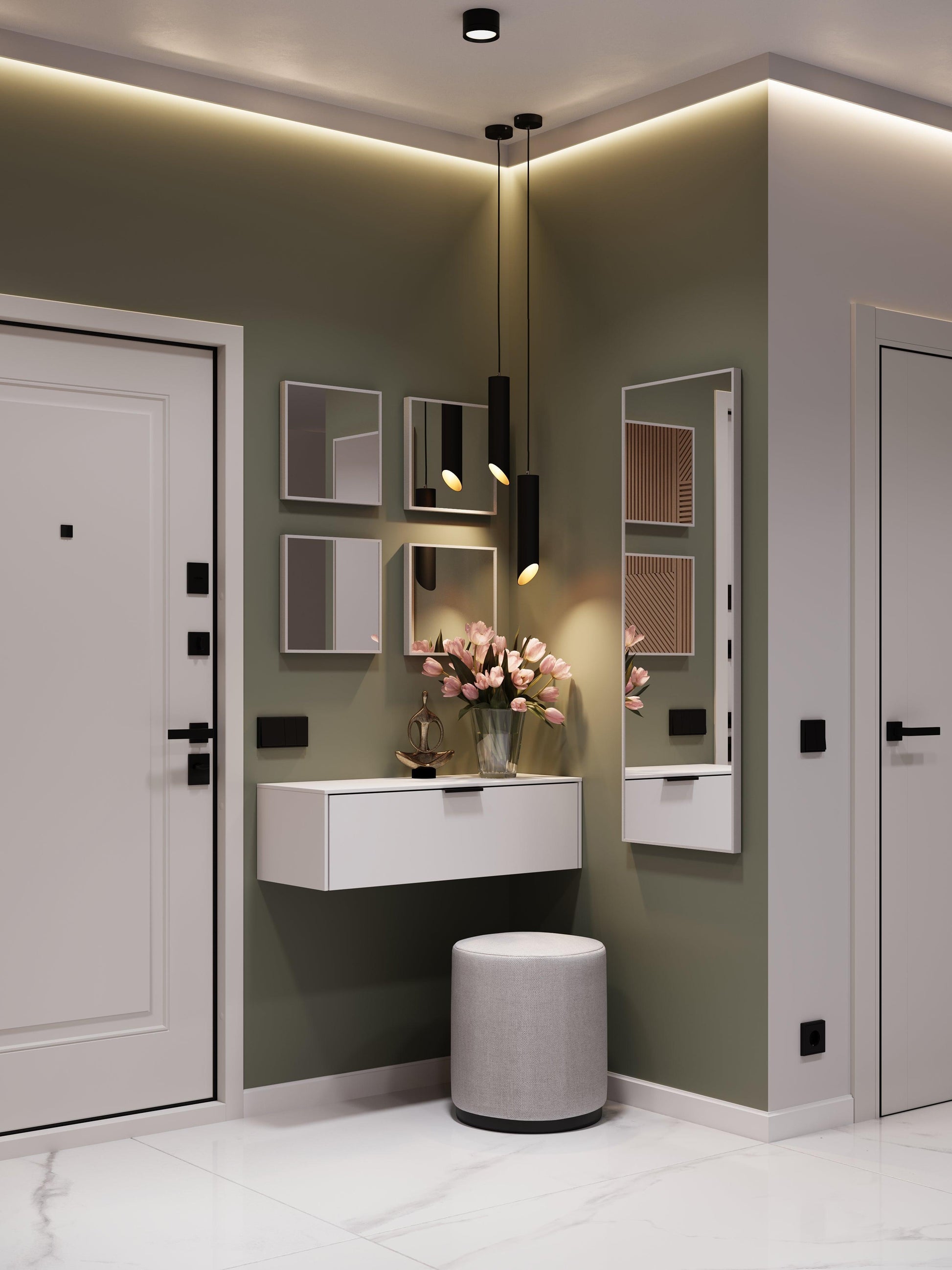 Lustro Ścienne Prostokątne SLIM - AD-INNOVATION