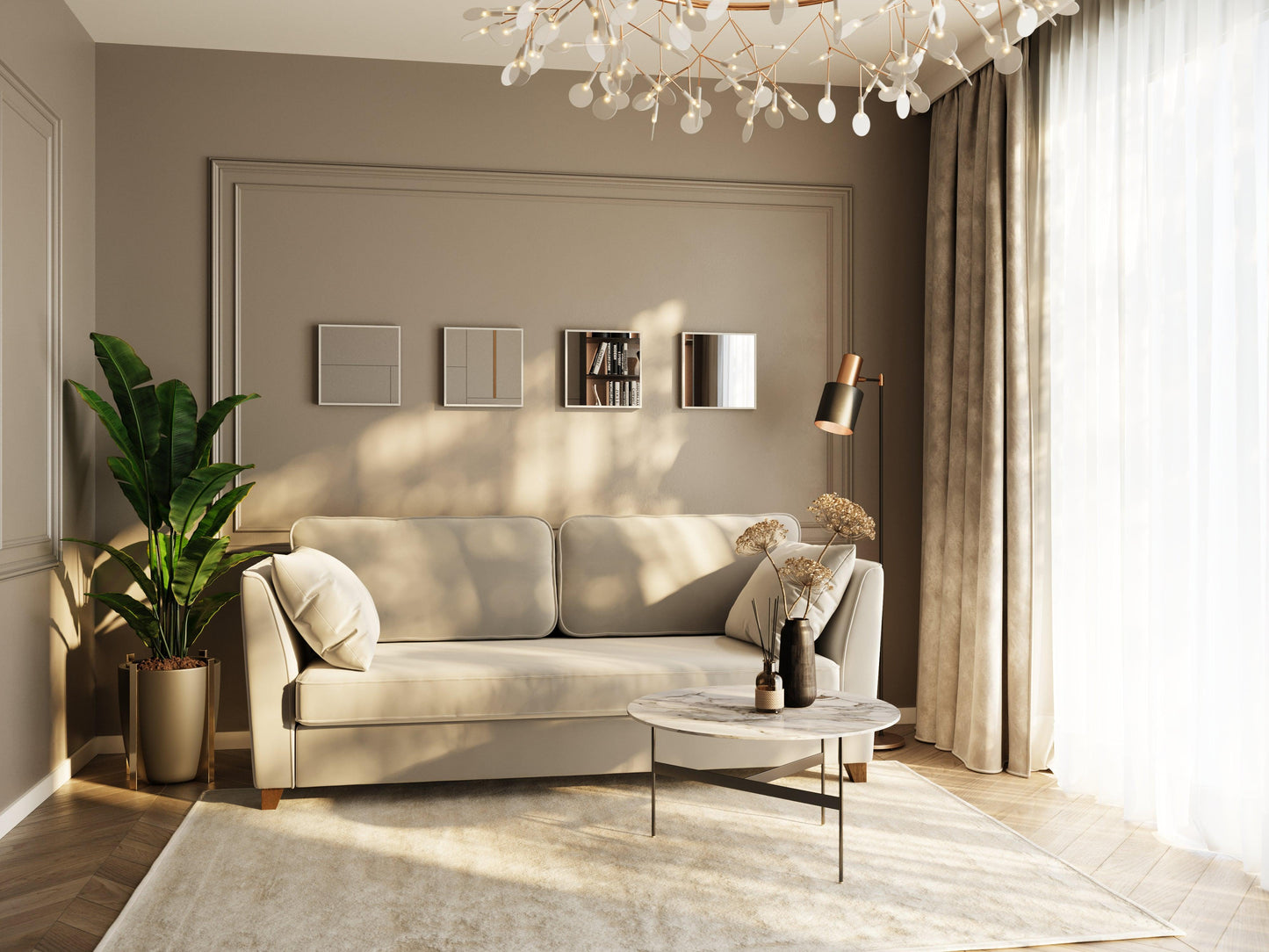 Lustro Ścienne Kwadratowe SLIM - AD-INNOVATION