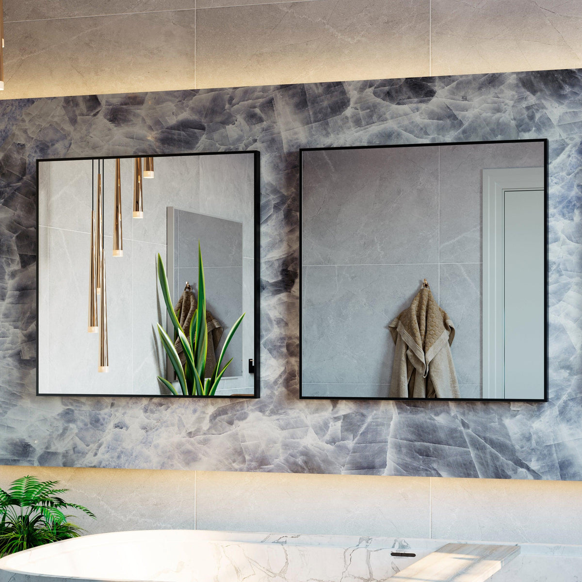 Quadratischer Wandspiegel SLIM – AD-INNOVATION