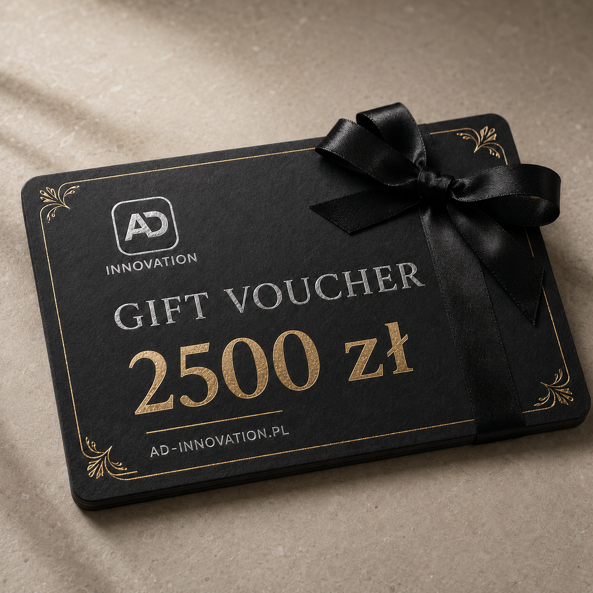 AD-INNOVATION-Geschenkkarte mit dem aufgedruckten Nennwert von 2.500 PLN