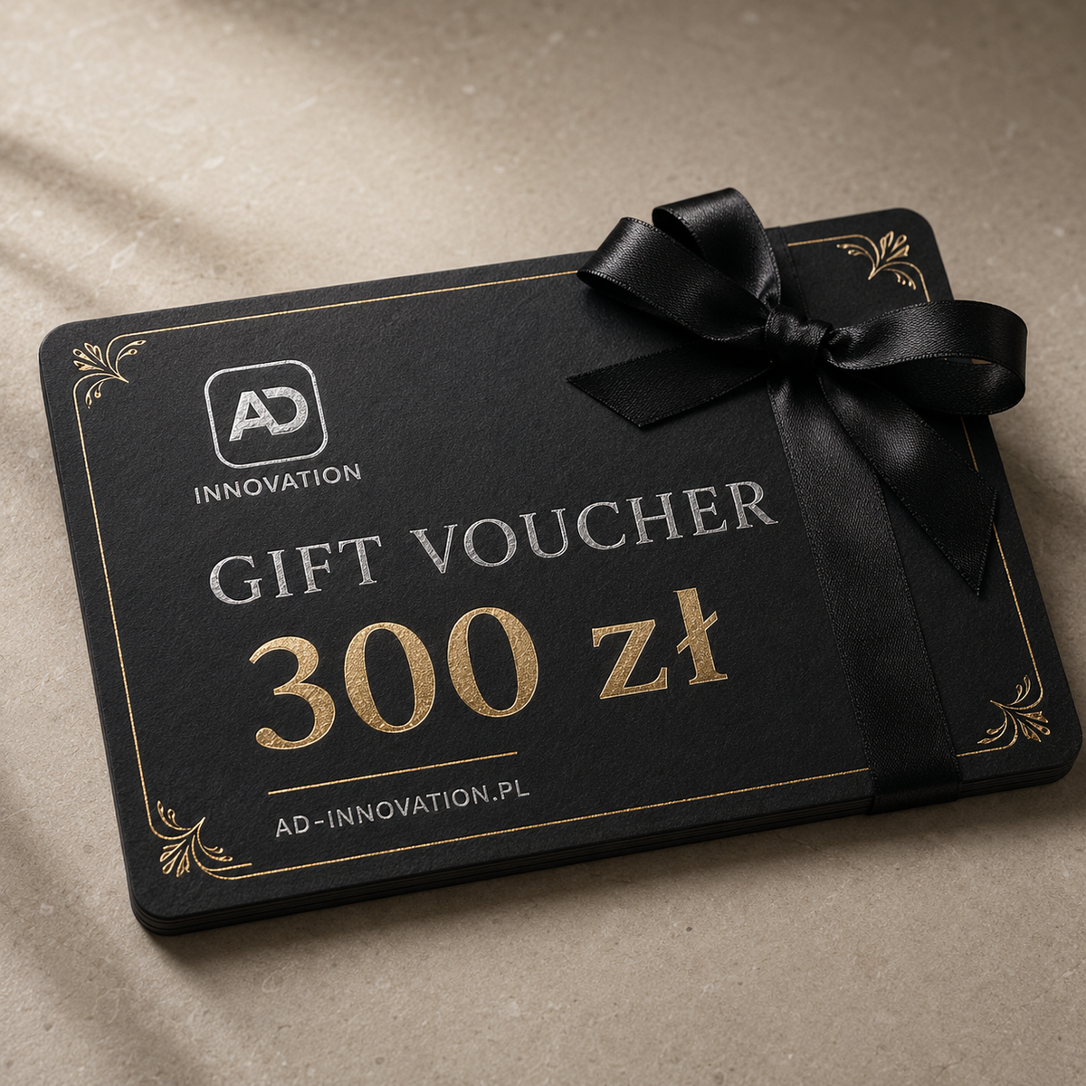 AD-INNOVATION-Geschenkkarte mit dem aufgedruckten Nennwert von 300 PLN