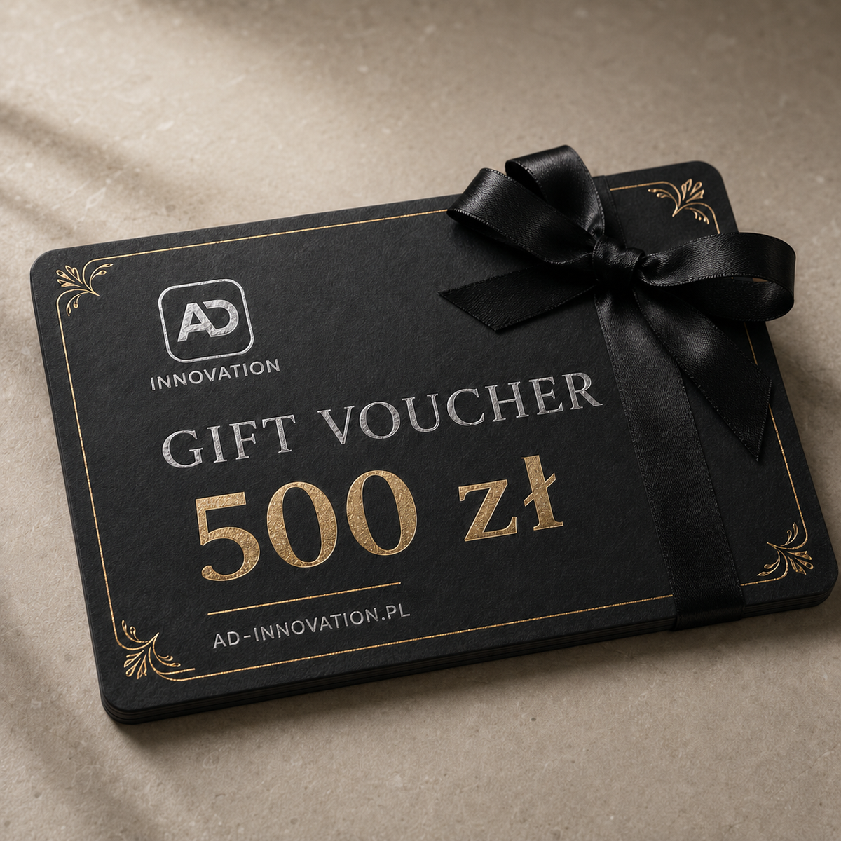 AD-INNOVATION-Geschenkkarte mit dem aufgedruckten Nennwert von 500 PLN