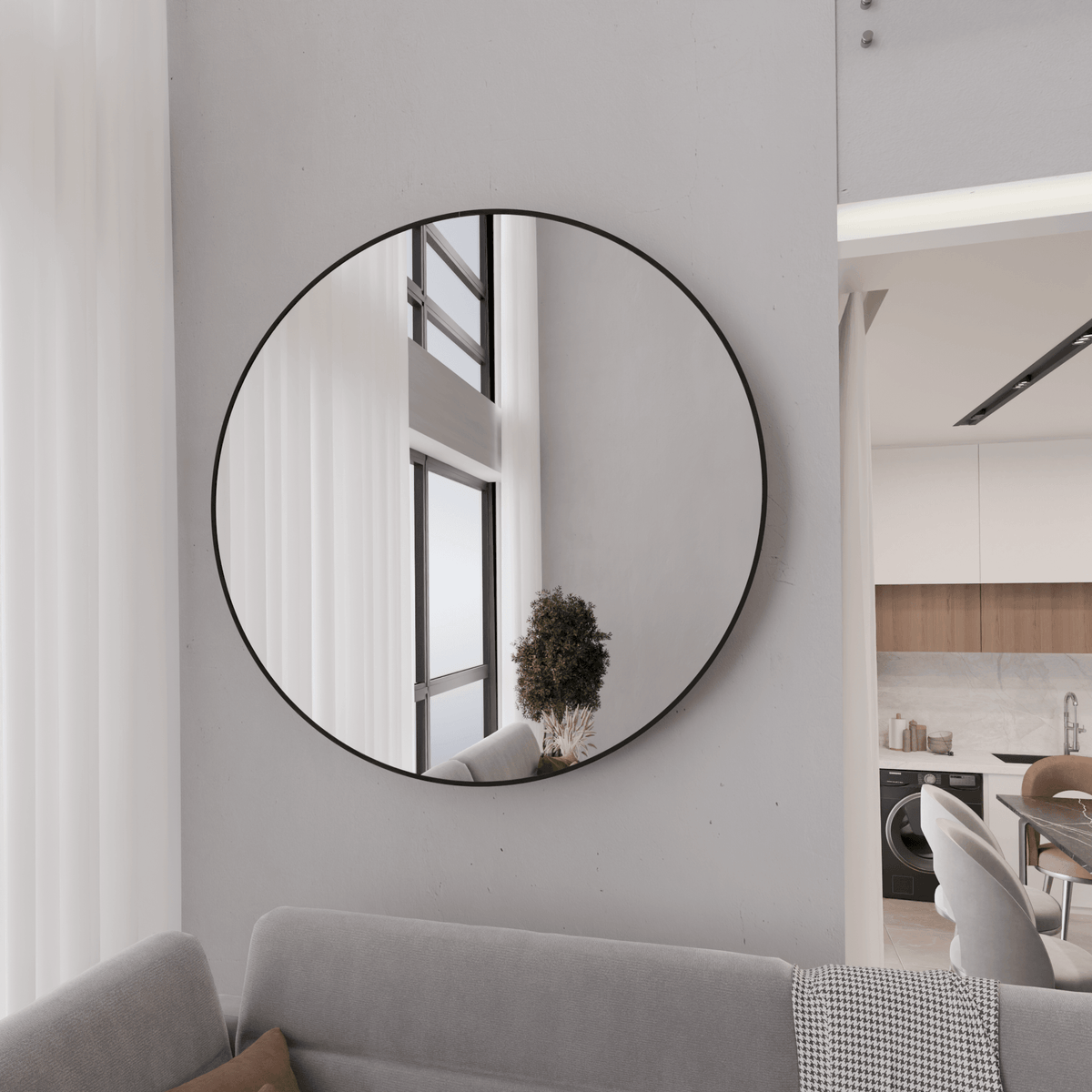 Runder Wandspiegel SLIM – AD-INNOVATION