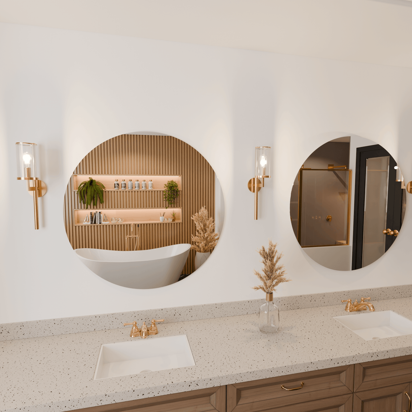 Lustro Ścienne Okrągłe CLASSIC - AD-INNOVATION