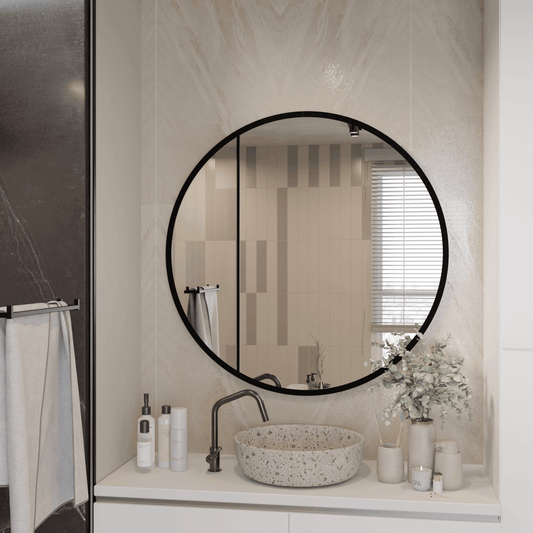 Zdjęcie przedstawiające Lustro Ścienne Okrągłe LOFT na wymiar - AD-INNOVATION