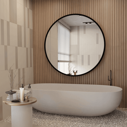 Lustro Ścienne Okrągłe LOFT na wymiar - AD-INNOVATION