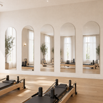 Bogenspiegel 100 × 260 cm, rahmenlos, ohne Befestigungsset – Ansicht 2
