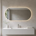 Ovaler LED-Spiegel 230 × 110 cm, Handgestensensor – Produktbild 4