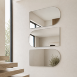 Halbovaler Spiegel 120 × 30 cm, ohne Befestigung – Produktbild 2