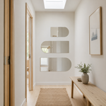 Halbovaler Spiegel 120 × 30 cm, ohne Befestigung – Produktbild 3