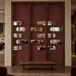 Halbovaler Spiegel 190 × 140 cm, mit Aufhängern und Dübeln – Produktbild 5