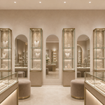 Bogenspiegel 40 × 100 cm, rahmenlos, mit Spiegelaufhängungen und Dübeln – Ansicht 2