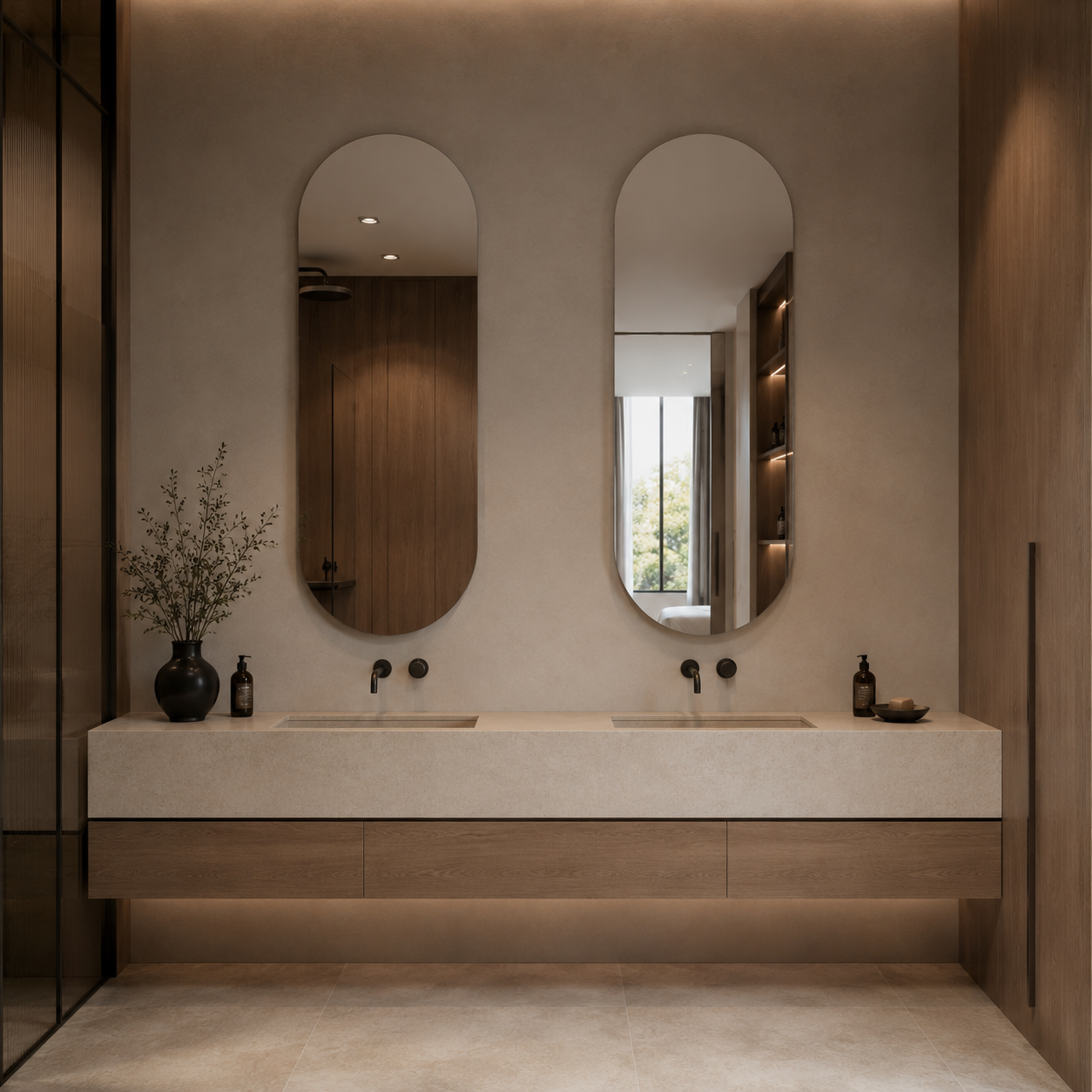 Lustro owalne 20x210 cm bez ramy - zdjecie 5