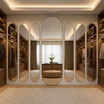 Ovaler Spiegel 40 × 150 cm, rahmenlos – Ansicht 5