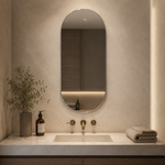 Ovaler Spiegel 40 × 280 cm, rahmenlos – Ansicht 3