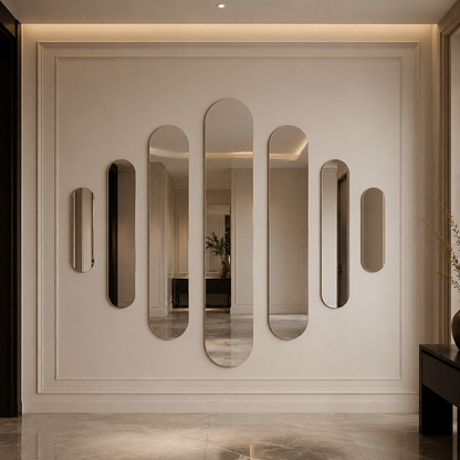 Lustro owalne 90x160 cm bez ramy - zdjecie 2