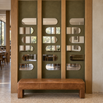 Halbovaler Spiegel 120 × 80 cm, mit Spiegelkleber – Produktbild 3