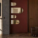 Halbovaler Spiegel 250 × 70 cm, mit Spiegelkleber – Produktbild 3
